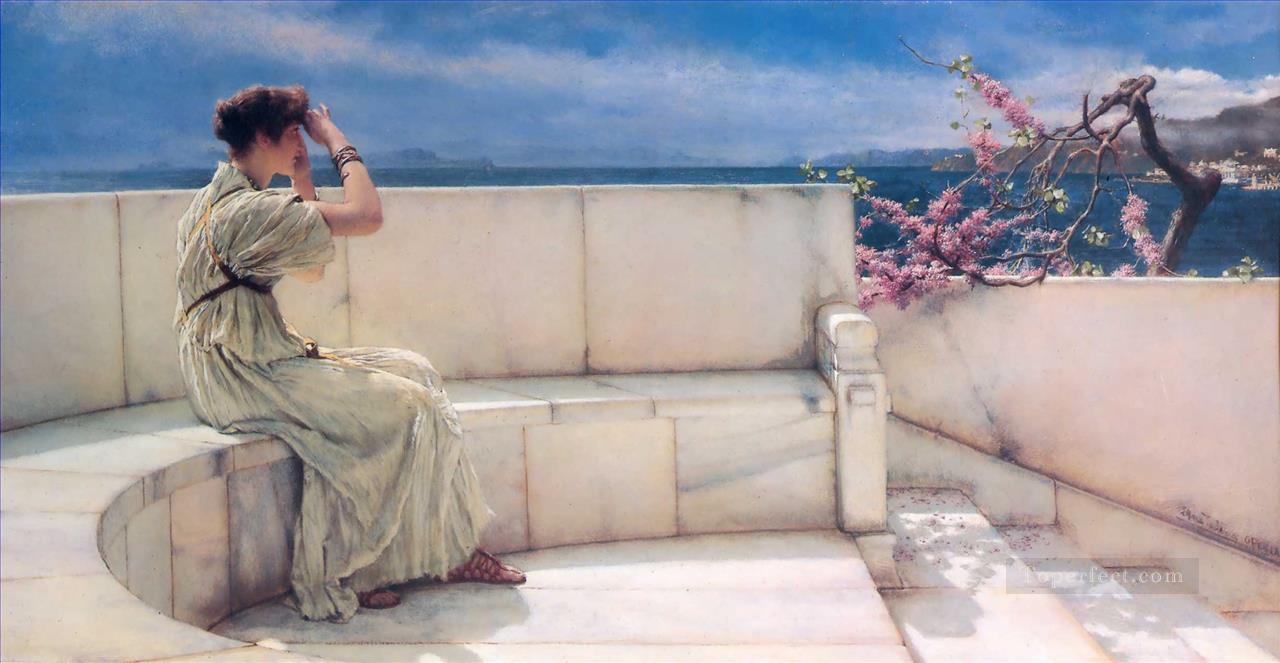 Expectations Romantic Sir Lawrence Alma Tadema Oil Paintings